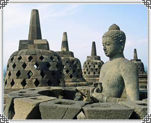 Borobudur Stupa in Java