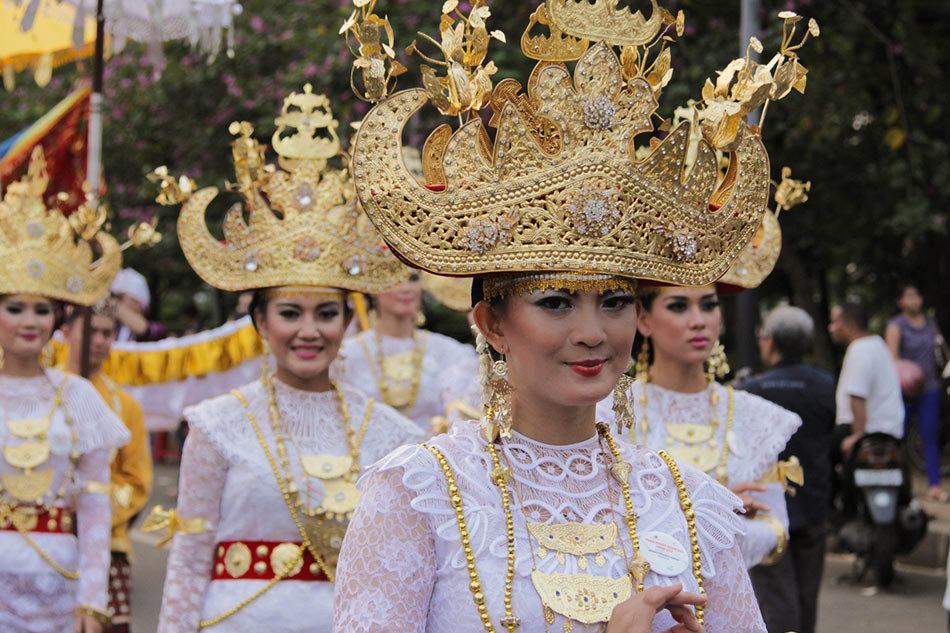 Parade at Indonesian Independence Day